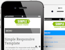 Simple Bootstrap Template Thumbnail